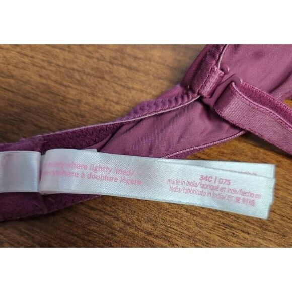 💕PINK SET OF 2 Ware everywhere underwire, lightly padded, 34C - Picture 12 of 13